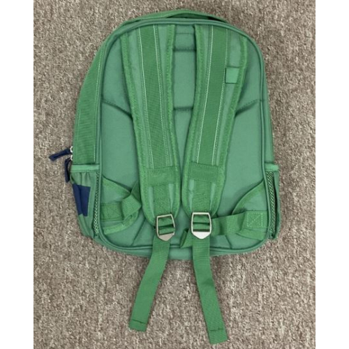 Зеленый рюкзак с динозавром