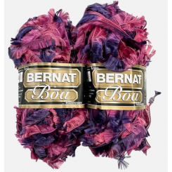 Нитки Bernat boa, 50g / 65m, фиолето-ворозовый