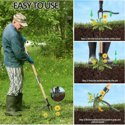 Ручной садовый инструмент для удаления сорняков