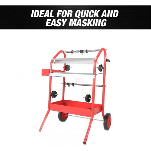 Многофункциональная мобильная машина для маскировочной пленки с несколькими рулонами и дополнительными аксессуарами