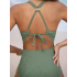 Слитный купальник "Ocean Grace" с утяжкой живота, глубоким вырезом и шнуровкой