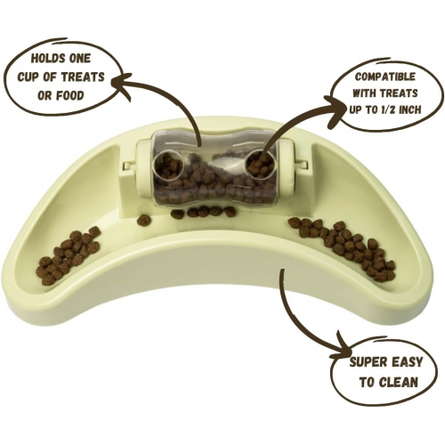 Игрушка-раскручивающийся диспенсер для корма с обучением «Поверни и получи»