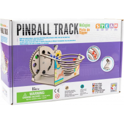 Конструктор-игра "Машина для пинбола" STEAM — 3D деревянный пазл для детей и взрослых от 8 до 12 лет