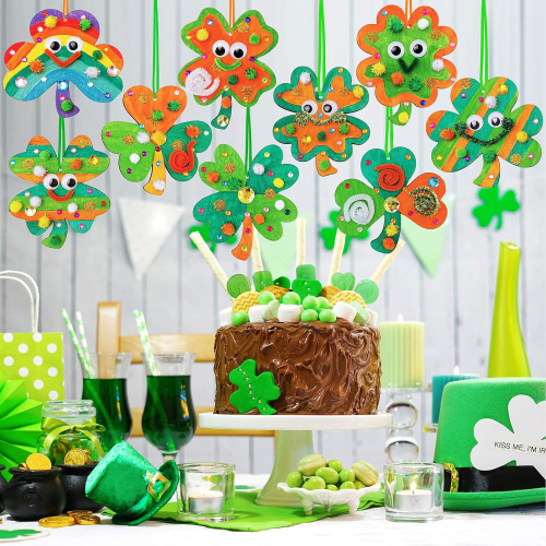 Набор для творчества "Счастливые трилистники" — 36 элементов для декора и рукоделия