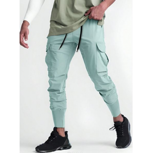 Мятные кэжуал, спортивные демисезонные карго брюки 