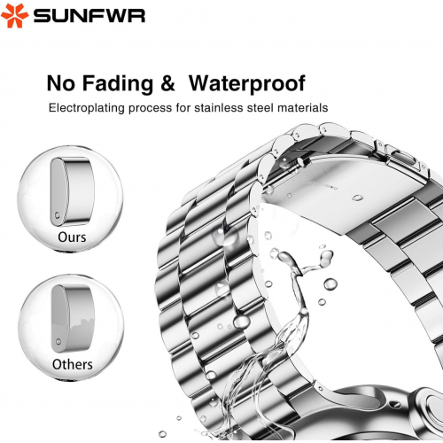 Sunfwr совместим с ремешком apple watch 41 мм, 40 мм, 38 мм