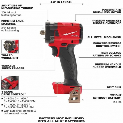 Ударный гайковерт Milwaukee