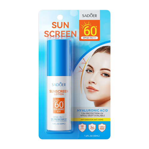 Солнцезащитный лосьон с гиалуроновой кислотой SPF60 PA+++ 