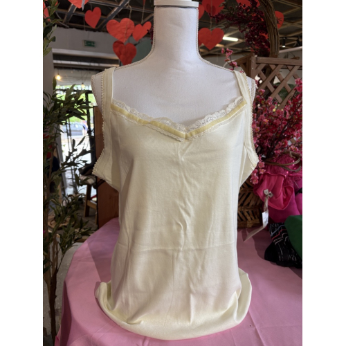 Майка на бретельках, белая