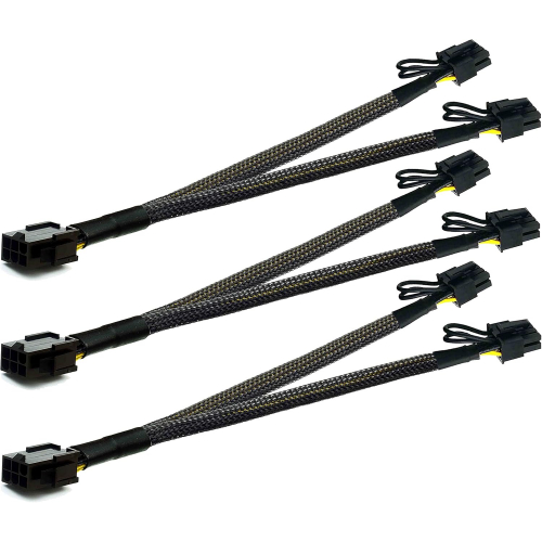 Кабель питания в оплетке для видеокарты, 16 дюймов (3 шт.) TeamProfitcom