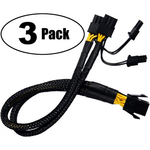 Кабель питания в оплетке для видеокарты, 16 дюймов (3 шт.) TeamProfitcom