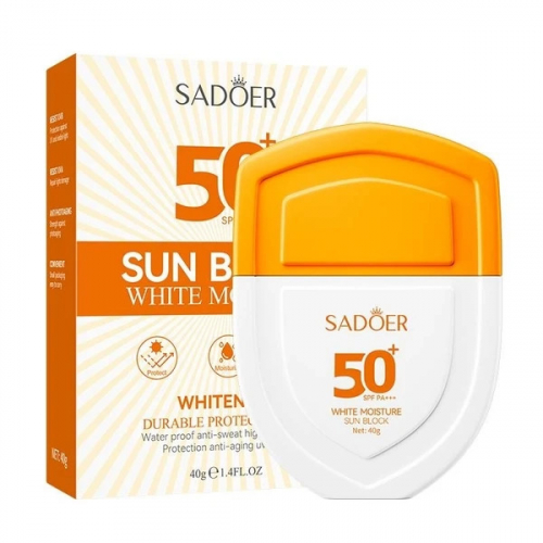 Отбеливающий солнцезащитный крем spf 50+ 40мл