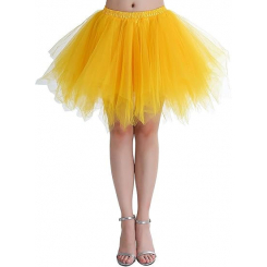 Женская однотонная юбка-пачка