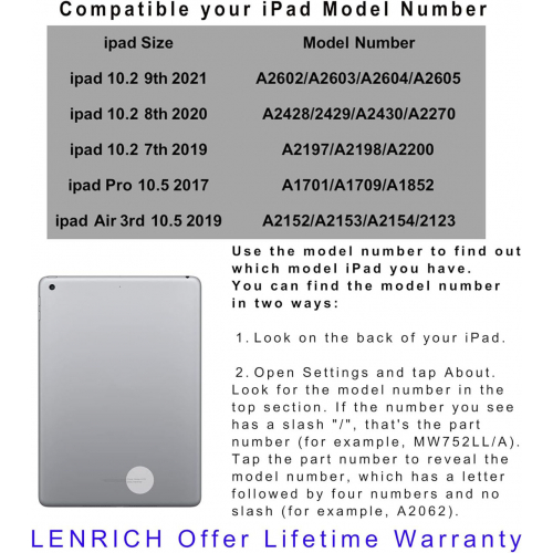 Чехол-клавиатура для iPad 9-го поколения 10.2