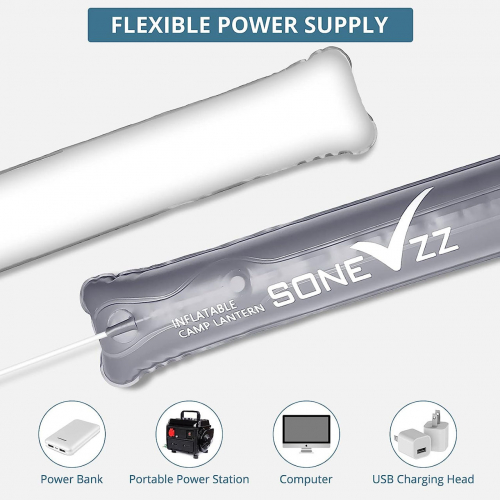 Надувной фонарь для кемпинга 85 см