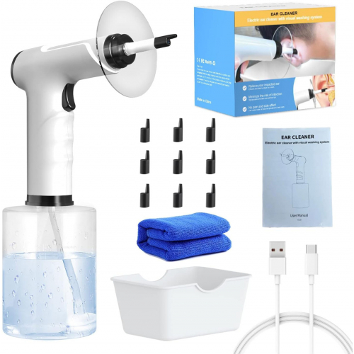Перезаряжаемый набор для удаления ушной серы