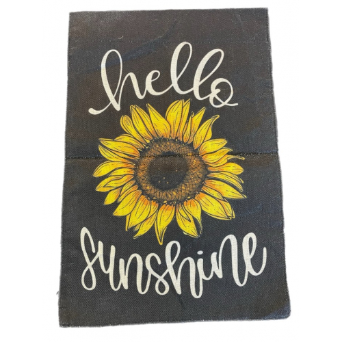 Двусторонняя салфетка (подсолнух)