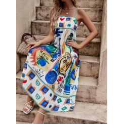 Сарафан летний пляжный длинный
