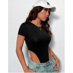 Стильный женский боди с коротким рукавом
