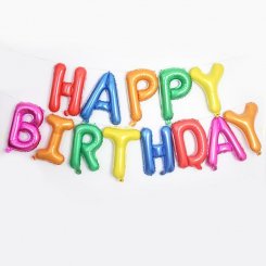 Набор фольгированных шаров на день рождение