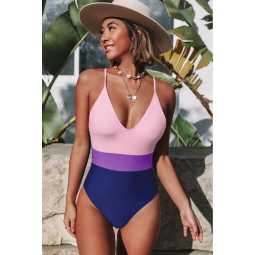 Слитный купальник Harmony Colorblock — с контрастными вставками
