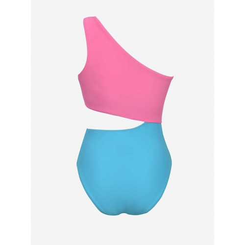 Цельный купальник с вырезом на талии