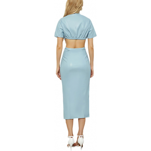 Коктейльное платье с открытой спиной