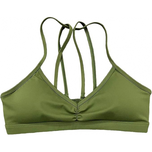 Cпортивный бюстгальтер с бретельками перекрещивающийся сзади