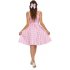 Женское платье-понравка с аксессуарами "Пинк Гингем"