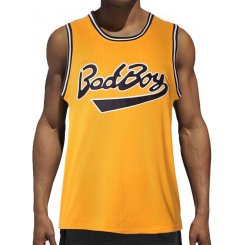 Мужская баскетбенная майка MOLPE 'BadBoy' #72, желтая, стиль 90-х хип-хоп
