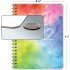 Планер на академический год 2024–2025 в твёрдой обложке, акварель «Радуга»