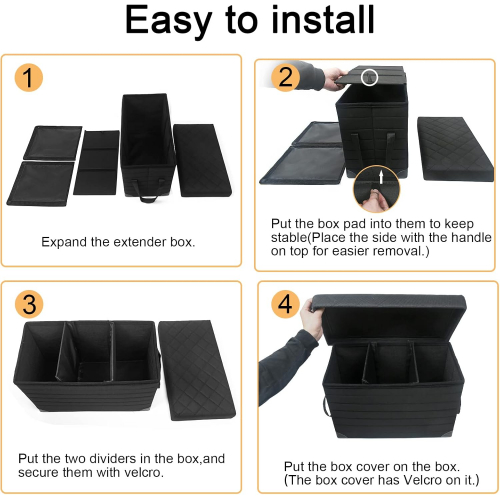 Расширитель автомобильного сиденья для собак с жёстким каркасом, нескользящим основанием и дополнительными отделениями для хранения