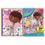 Книга-история Doc McStuffins с магнитной деревянной куклой для переодевания