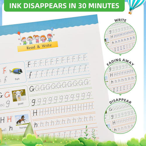 Тетрадь по цифрам, на английском