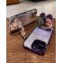 Чехол с зеркалом и подставкой в стиле Kawaii для iPhone 15 Pro, с гальваническим блеском и дизайном «Зайчик» (зеленый)
