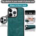 Чехол-книжка PYTWOPY для iPhone 15 Pro Max из веганской кожи с держателем карт, подставкой и магнитным креплением, защита с RFID-блокировкой и магнитной застёжкой