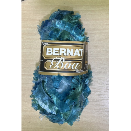 Нитки Bernat boa, 50g / 65m, сине-зеленый 