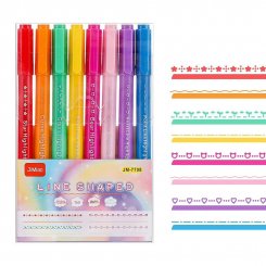 Маркеры-ручки с двойным наконечником