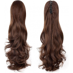 Синтетический вьющийся волнистый шиньон