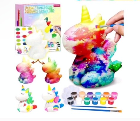 Детский набор для рисования, лампа «Единорог»