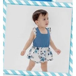 Боди с цветочным принтом и лёгкой тканью