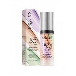 Консилер для лица трехцветный с солнцезащитой SPF 50+ 40г