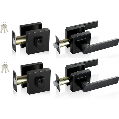 Дверной замок черный Sensimax Combo