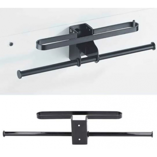 Вместительный алюминиевый держатель-вешалка большой емкости, 40 см