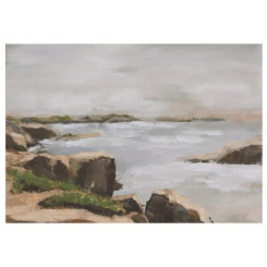 Настенное искусство — абстрактный морской пейзаж на холсте