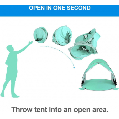 Пляжная палатка с защитой от ультрафиолета UPF 50+ 