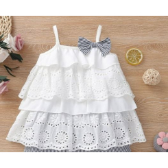 Детская маечка с рюшами