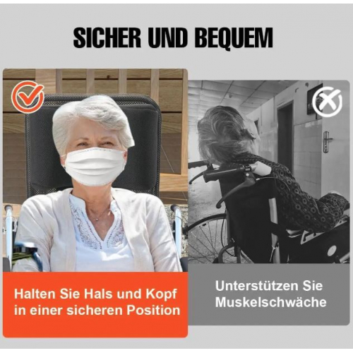 Универсальная регулируемая подголовная подушка для инвалидного кресла 