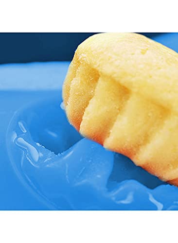 Силиконовая формочка для выпечки, многоразовая (синяя)