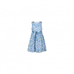 Летнее платье для девочек SMILING PINKER — без рукавов, с цветочным принтом, свободного кроя